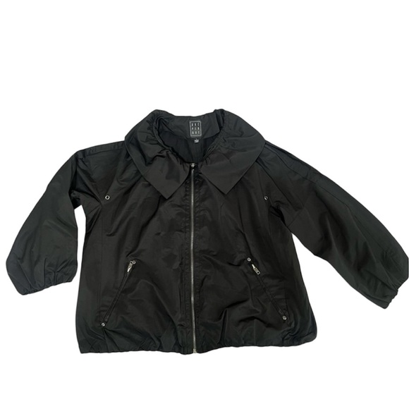 DUE PER DUE, Women’s Retro Style Black Lightweight Bubble Sleeves jacket size L - Picture 1 of 15
